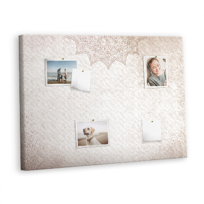 Memo cork board Decorative pattern