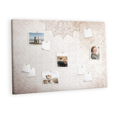 Memo cork board Decorative pattern