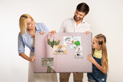 Decorative corkboard Bouquet of flowers