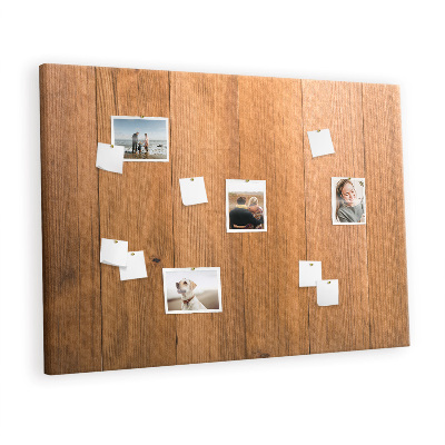 Decorative corkboard Wooden boards