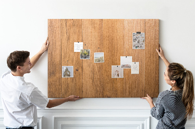 Decorative corkboard Wooden boards