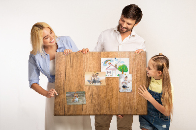 Decorative corkboard Wooden boards