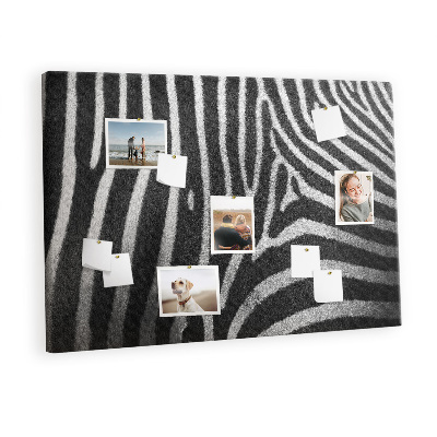 Cork board Zebra pattern
