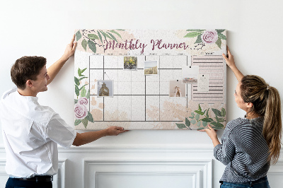 Cork board Rose planner