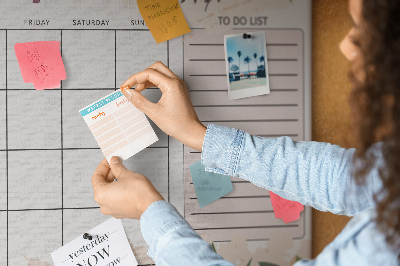 Cork board Rose planner