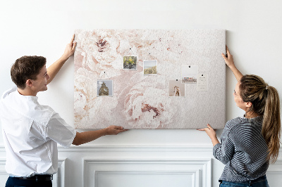 Pin board Peony flowers