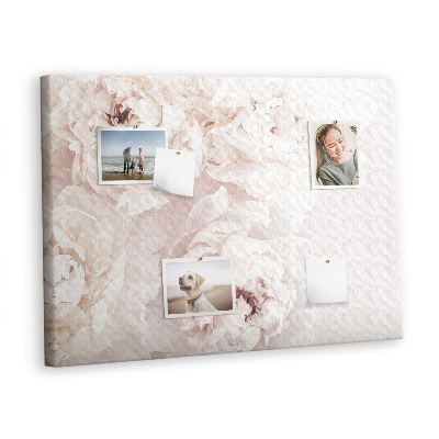 Pin board Peony flowers