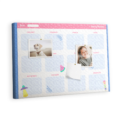 Pin board Planner time monthly