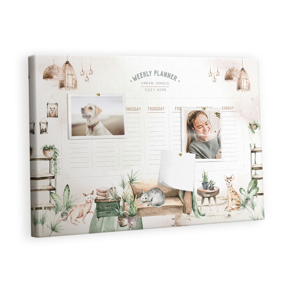 Pin board Cozy home planner