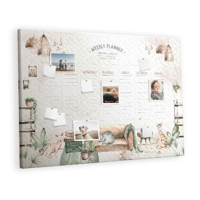 Pin board Cozy home planner