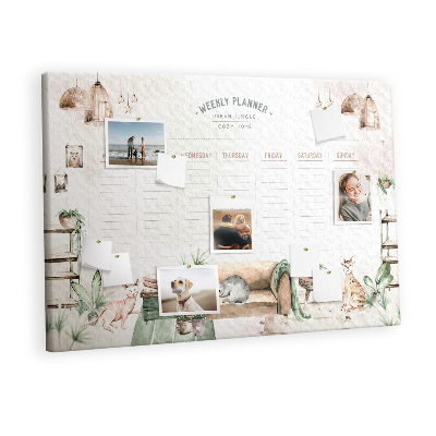 Pin board Cozy home planner