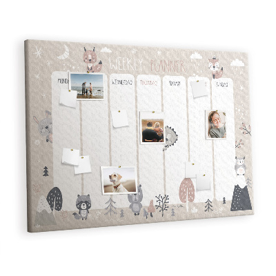 Pin board Animals planer