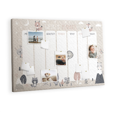 Pin board Animals planer