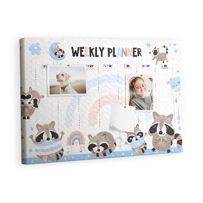 Pin board Kids schedule