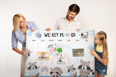 Pin board Kids schedule