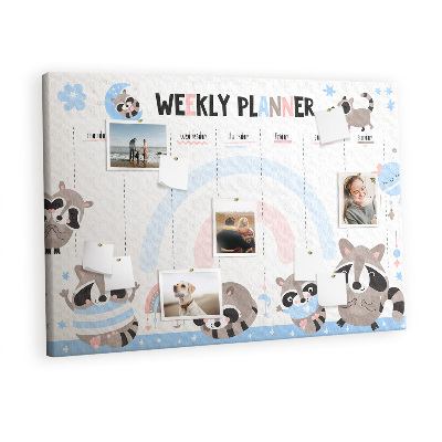 Pin board Kids schedule