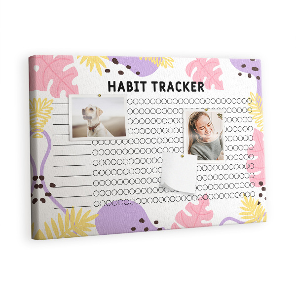 Pin board Habit tracker