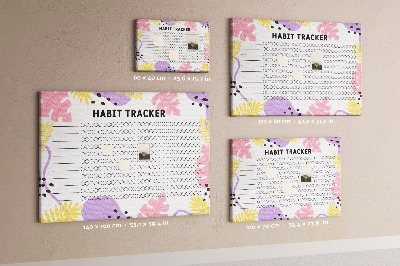 Pin board Habit tracker