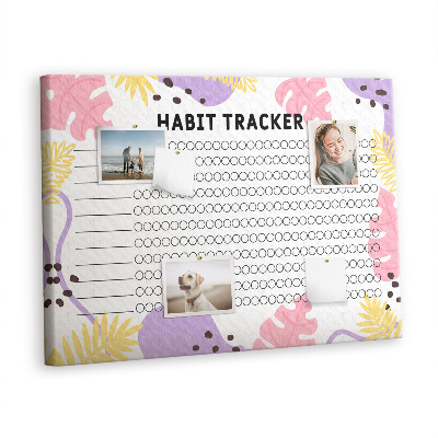 Pin board Habit tracker