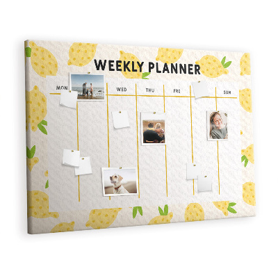 Pin board Lemon planner