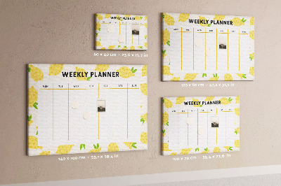 Pin board Lemon planner