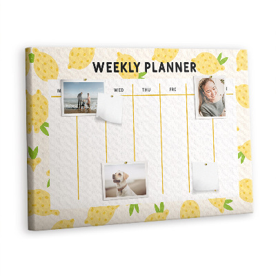 Pin board Lemon planner