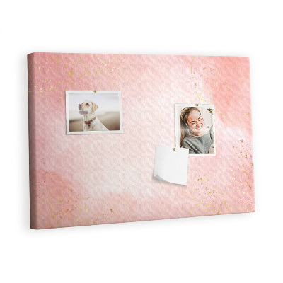 Pin board Pastel pink marble