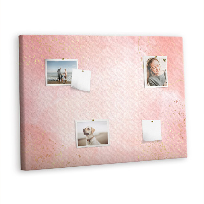 Pin board Pastel pink marble