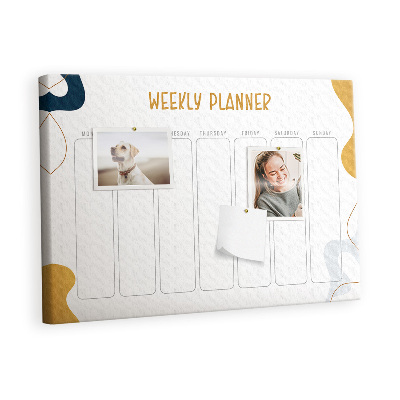 Pin board Weekely planner