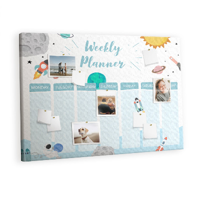 Pin board Galaxy kids planner