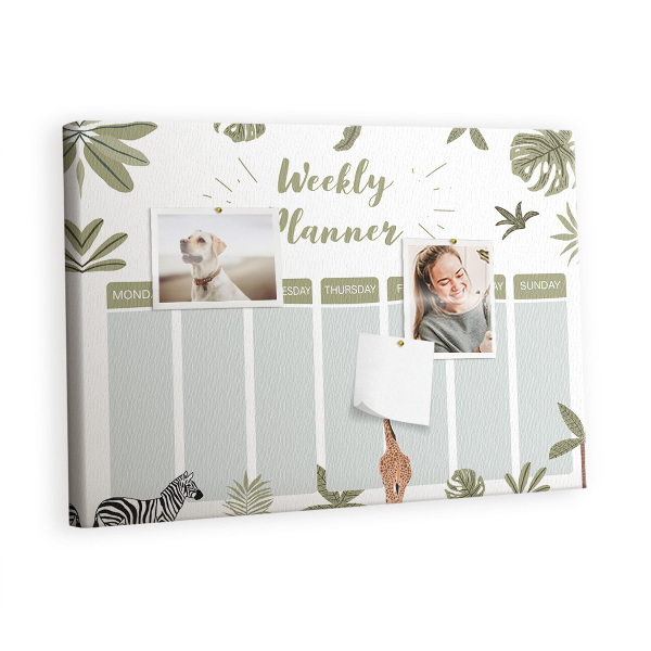 Pin board Safari planner