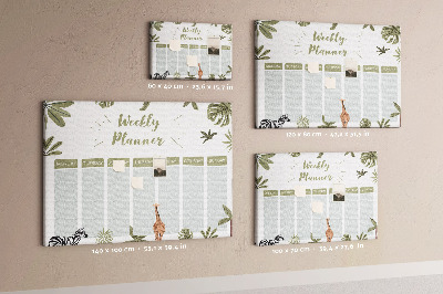 Pin board Safari planner