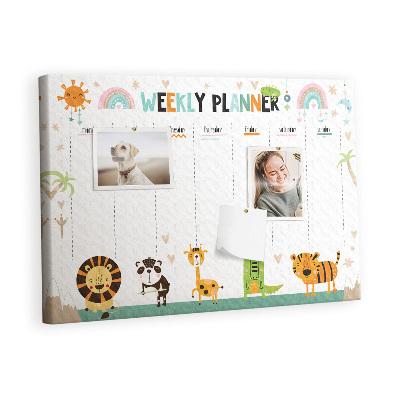 Pin board Animal planner