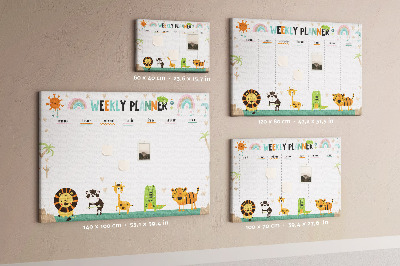 Pin board Animal planner