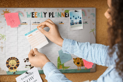 Pin board Animal planner