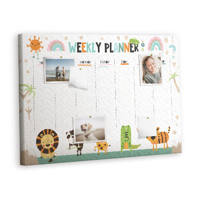 Pin board Animal planner