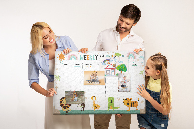 Pin board Animal planner