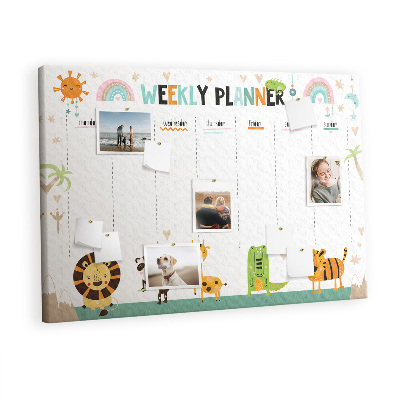 Pin board Animal planner