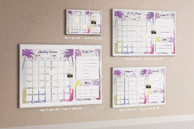 Pin board Palms planner