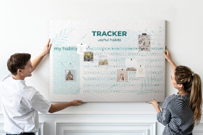 Pin board Modern habit tracker