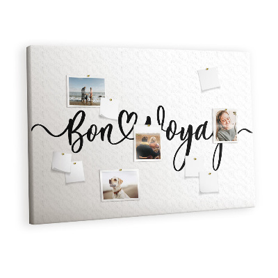 Pin board Word bon voyage