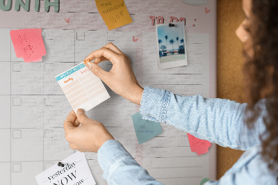 Decorative corkboard Kids planner