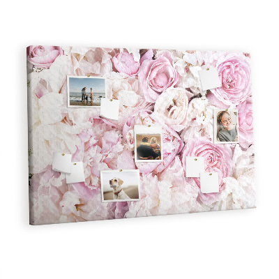 Decorative corkboard Decorative flowers