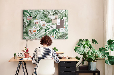 Cork board Plant leaves