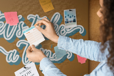 Cork board Take a trip