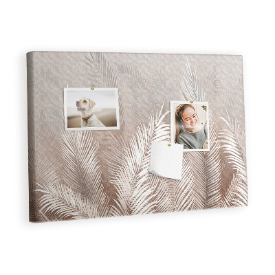 Decorative corkboard Tropical leaves