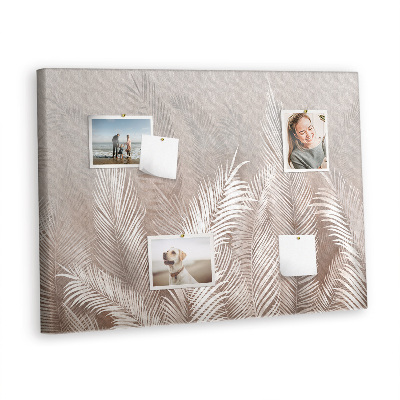 Decorative corkboard Tropical leaves