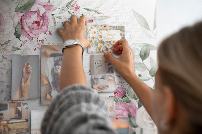 Cork board Flowers frame