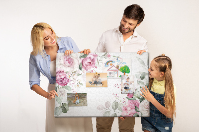 Cork board Flowers frame