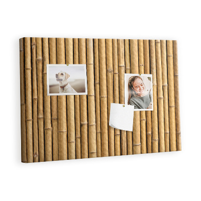 Cork board Bamboo fence